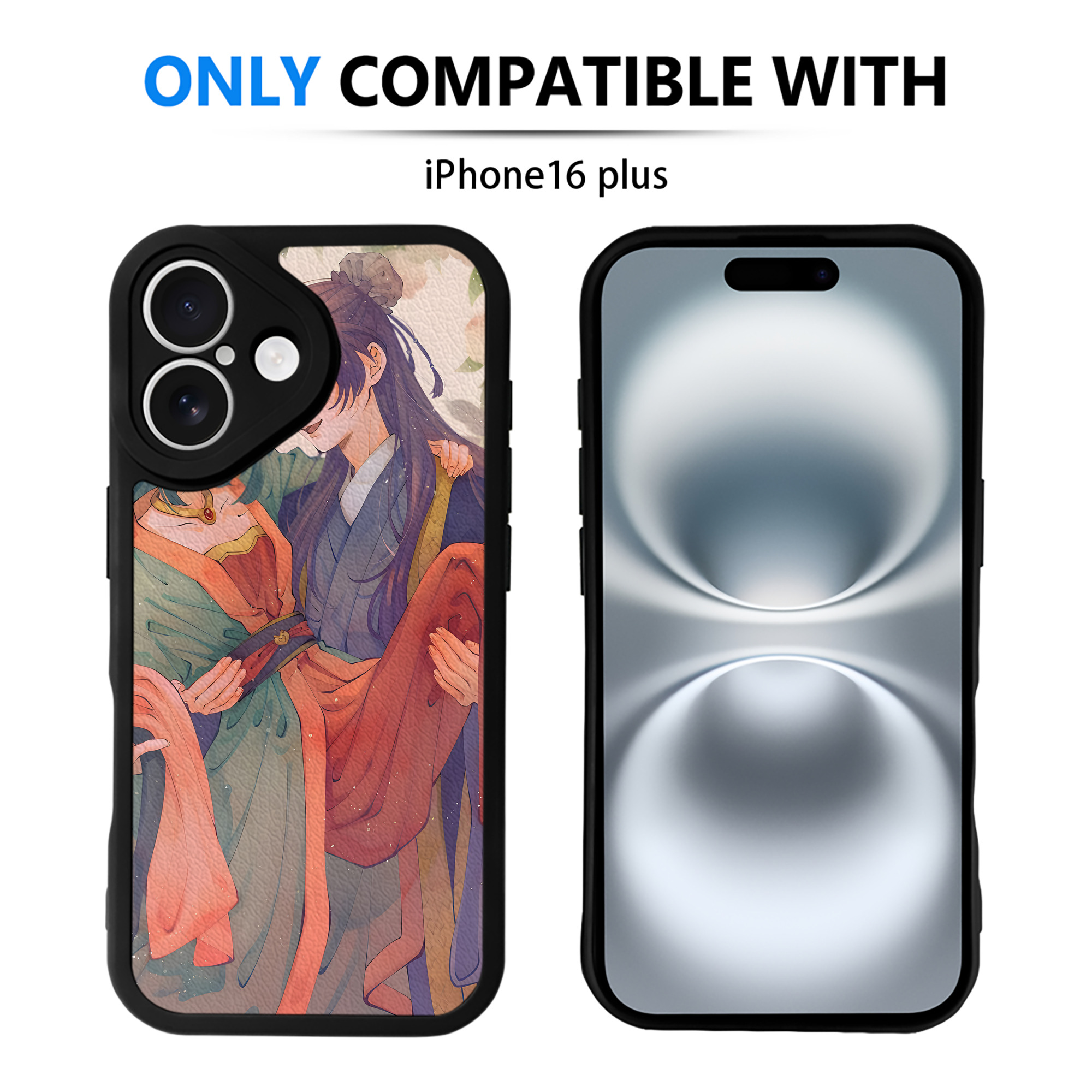 （画像用） 薬屋のひとりごと The Apothecary Diaries 【iPhone 16シリーズ対応】シリコンスマホケース（レザー調） 材質：シリコン